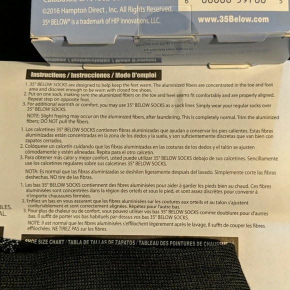 35° below socks NO MORE COLD FEET - Picture 3 of 4